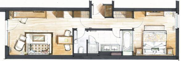 Le Petit Cervin Hotel Zermatt Ngoại thất bức ảnh A section of the proposed hotel